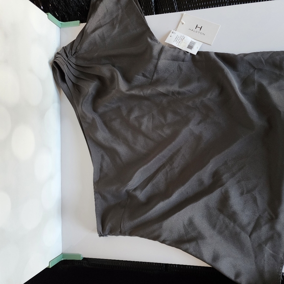 NWT - H by Halston One Shoulder Top - Picture 6 of 10